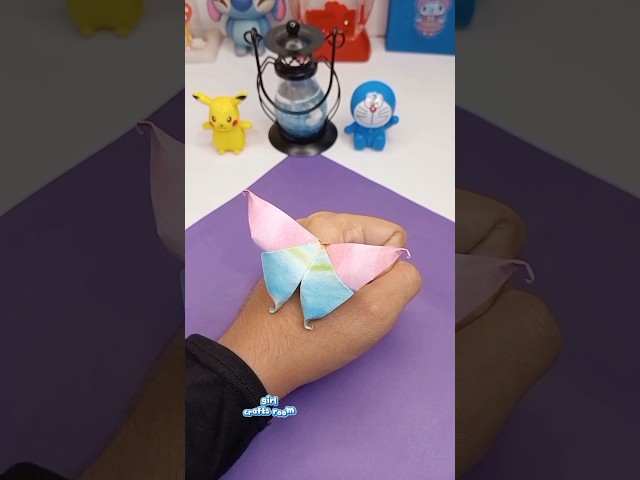Flying Butterfly 😱 #shorts #craft #satisfying #trending #youtubeshorts #trendingshorts #viral #funny