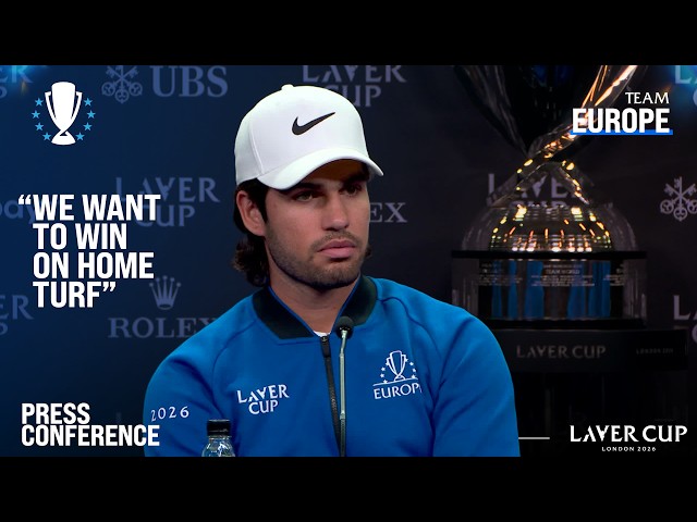 Team Europe Press Conference | Laver Cup 2026 Pre-Event