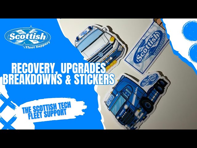Recovering an Electric Van to Newcastle! Headboard Upgrade, EML Fault & New Sticker Pack!