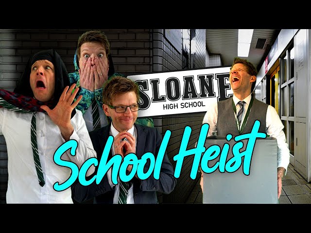 Sneaking into school - will we get caught?  👀