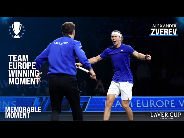 Team Europe's Title-Winning Moment | Zverev Beats Tien | Laver Cup 2026