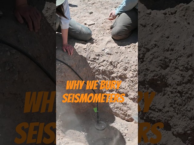 Seismometers 🤝 Holes in the ground #science #seismology