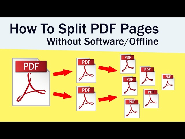 How To Split PDF Pages Into Separate Files In Offline Without Any Software