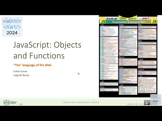 WA1-2024-L04: JavaScript Exercises on Arrays and Strings