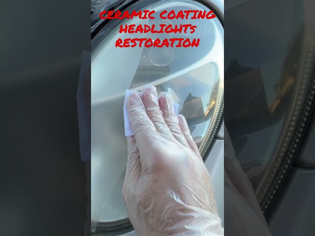 Ceramic Coating Headlights Restoration