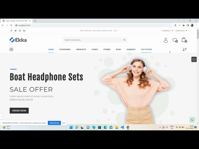 Angular The Best Ecommerce Template with Vendors Dashboard