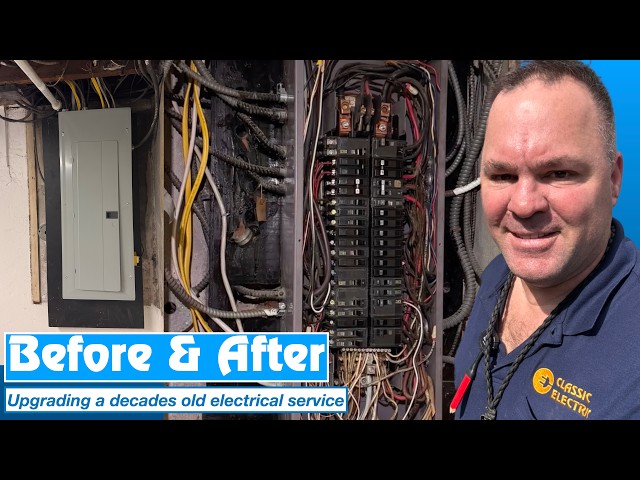 200 AMP SERVICE UPGRADE in an old 1930's Home