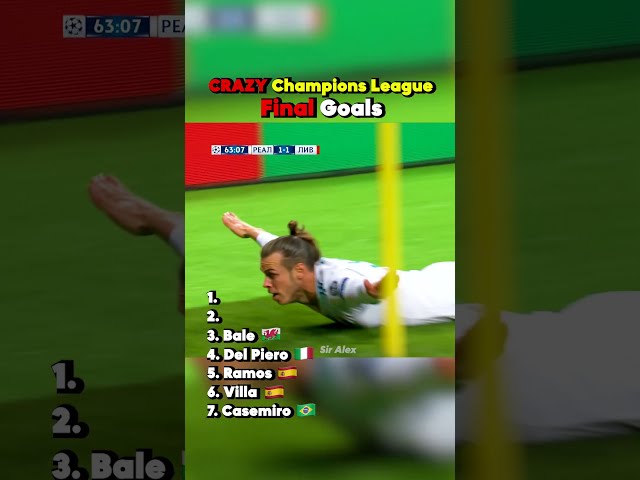 CRAZY Champions League Final Goals