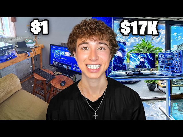 $1 vs $17,000 Gaming Setup
