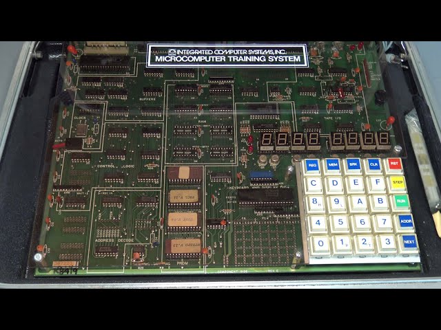 ICS Portable Microprocessor Training Lab: A Self-study 8080 Based Computer from the 70s