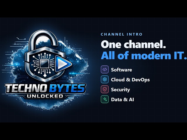 Techno Bytes Unlocked — Intro | Software, Cloud & DevOps, Security, Data & AI