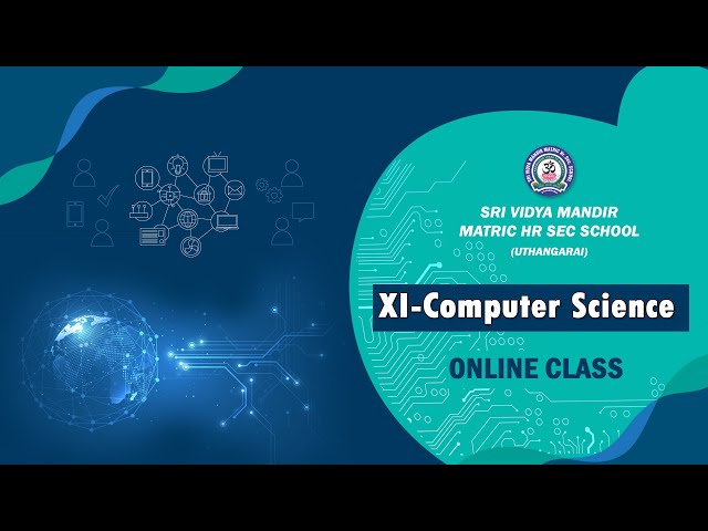 | XI Computer Science | Flow of control | Control structure | By Mr. Sekar Kumar |