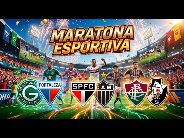 GOIÁS X FOTARLEZA , SÃO PAULO X ATLÉTICO MINEIRO E FLUMINENSE X VASCO AO VIVO
