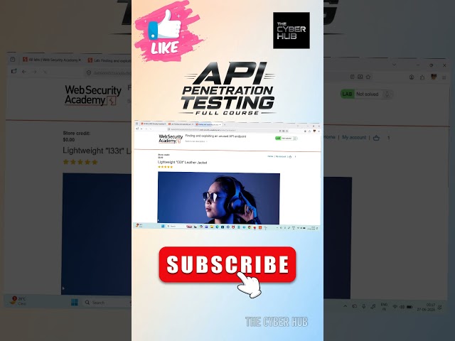 YEAH ! | API Penetration Testing Full Course #ai #thecyberhub #apipentest #cybersecurity