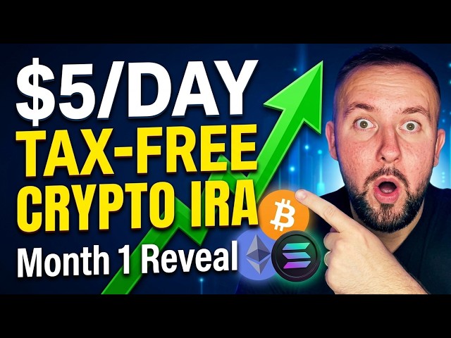 I Started a Tax-Free Crypto IRA with $5/Day (Month 1 Reveal)