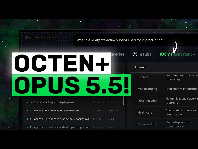 Octen + Opus 5.5: This MAKES your AGENT 10X BETTER for less than $1!