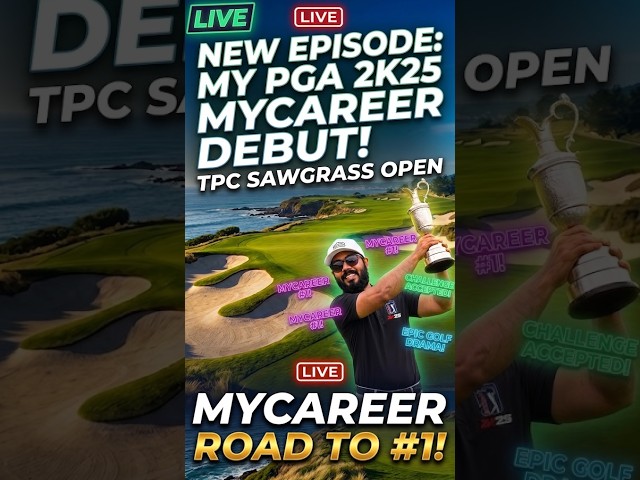SUMMARY OF PGA2K25 AT&T PRO AM  STREAM #gaming #streaming #golf #pgatour2k25 #youtube #ai