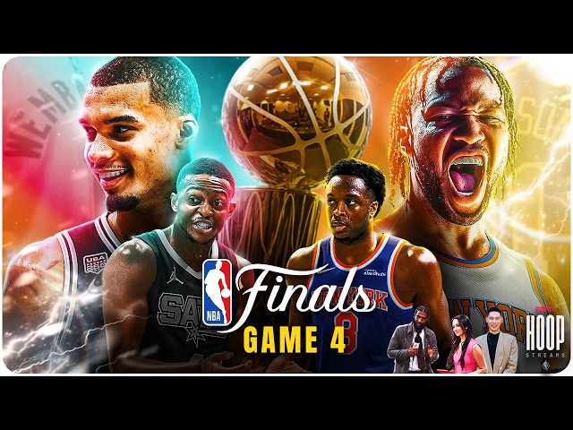 🚨 LIVE from MSG! Can the Spurs Steal Another Win vs Knicks in Game 4? 👀 | Hoop Streams 🏀