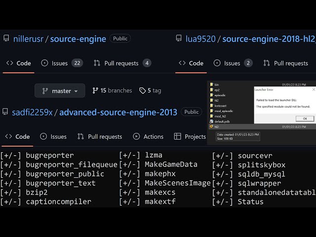 Gareth Showcases: Valve Source Code Leaks & The Advanced Source Engine Project!