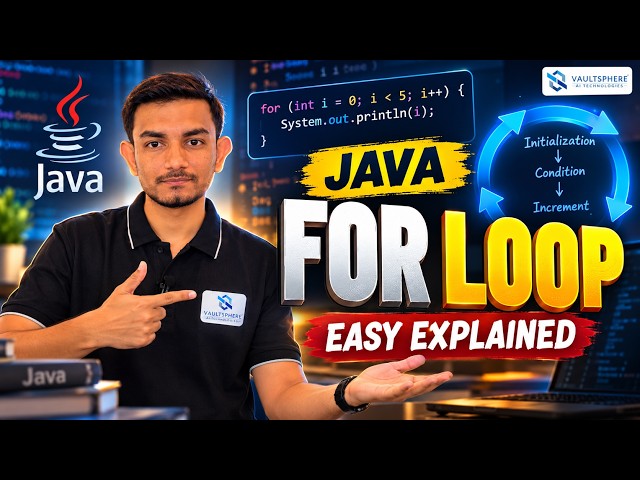 Java for Loop Explained | Java Programming for Beginners | VaultSphere AI