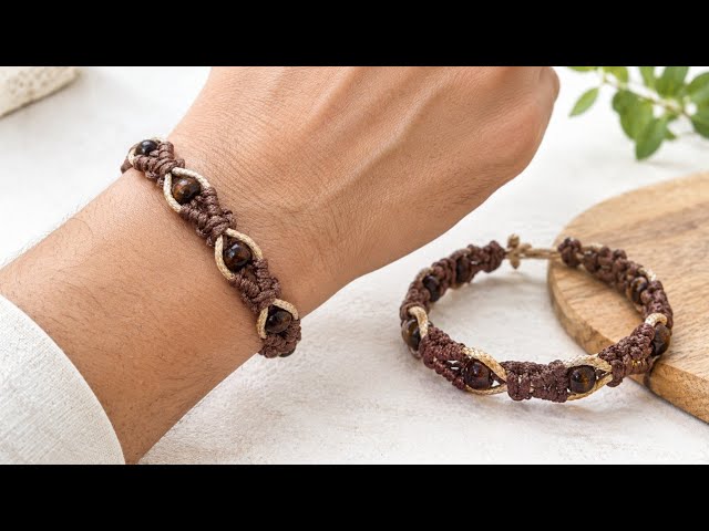 A Simple Beaded Bracelet You Can Make at Home