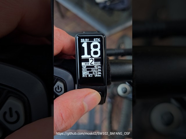 SW102 Modded Custom Firmware for Bafang V0.1.2