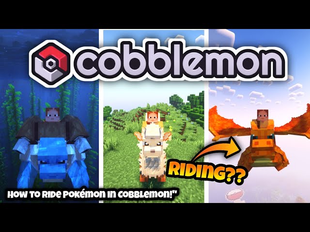 How to Ride Pokémon in Cobblemon! (Fly, Swim & More!)