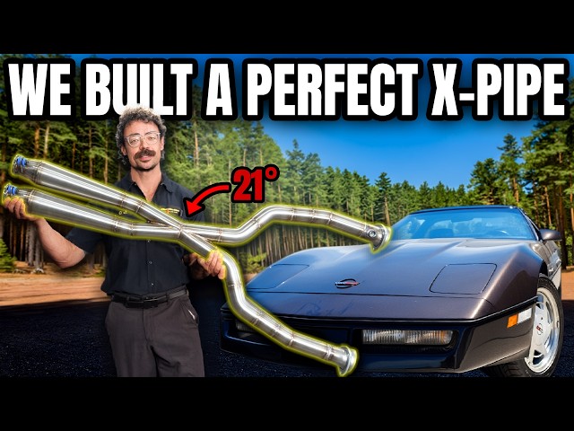 Building the Theoretically Perfect X-Pipe on a Chevy 350 Small-Block 89 C4 Corvette L98 Full Exhaust
