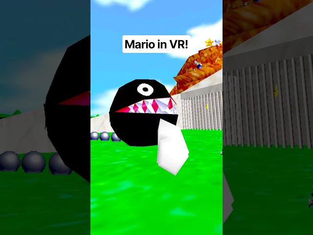 Super Mario 64 in VR! #supermario64 #vr