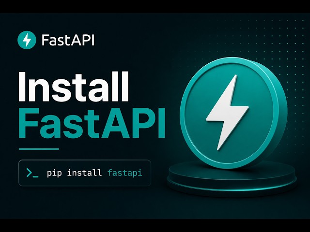 Install FastAPI Using pip | Python Tutorial