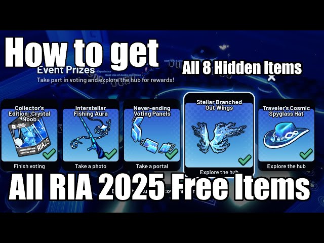 How to get ALL FREE ITEMS in Roblox Innovation Awards 2025 - Voting Hub | Hidden Quest and Challenge