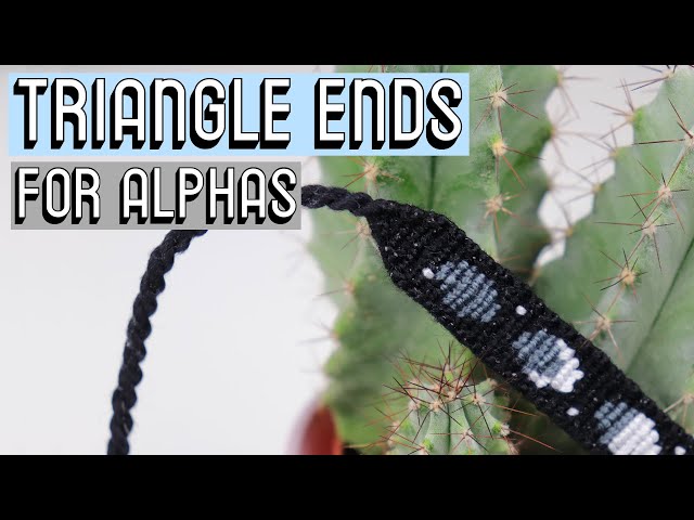 TRIANGLE ENDS FOR ALPHAS [CC] || Friendship Bracelets