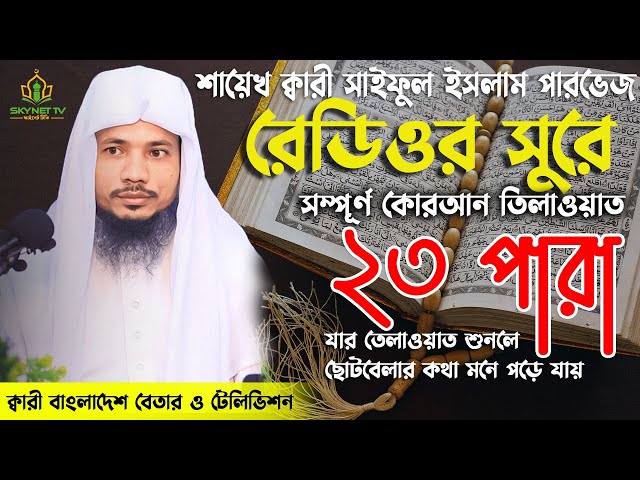 Saiful Islam Parves | Hifzul Quran Tilawat | 23 Para | হিফজুল কোরআন | নতুন তেলাওয়াত | Recitation
