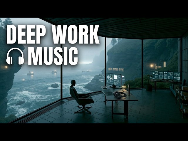 Deep Work Music | Ocean View Productivity Beats for Hyper Focus and High Performance Flow