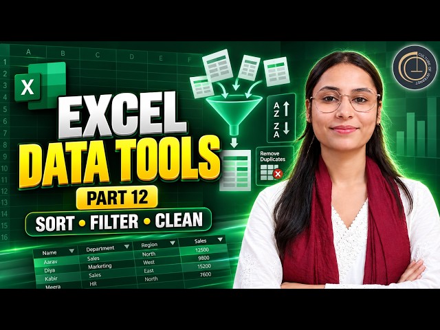 Clean Messy Excel Data in Minutes 🔥 | Essential Data Tools | Part 12 - Culture Of Internet