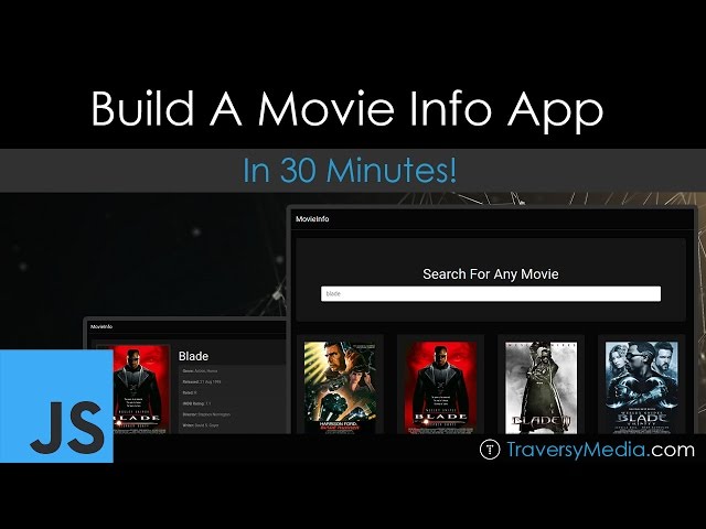 Build A JavaScript & jQuery Movie Info App in 30 Minutes