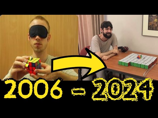 History of 3x3 Multi-Blind World Records