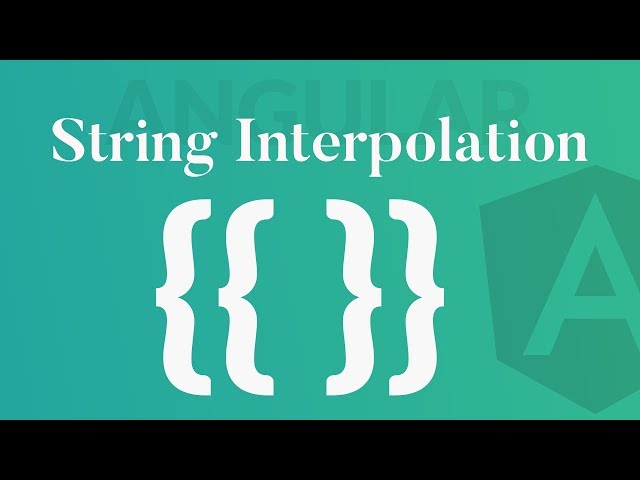 String Interpolation - Angular