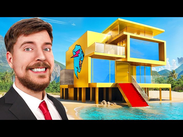 I Surprised MrBeast With a Custom House!