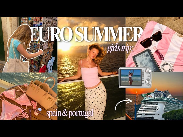 Euro Summer on a Cruise Ship 🌺 Beaches, Cities, girls trip !