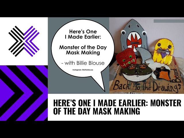 Here’s One I Made Earlier: Monster of the Day Mask Making