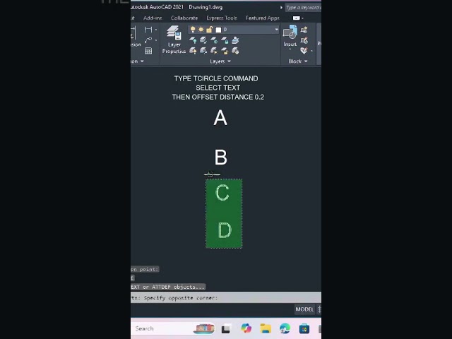 AutoCAD CIRCLE Command 🔥 Radius & Diameter Trick