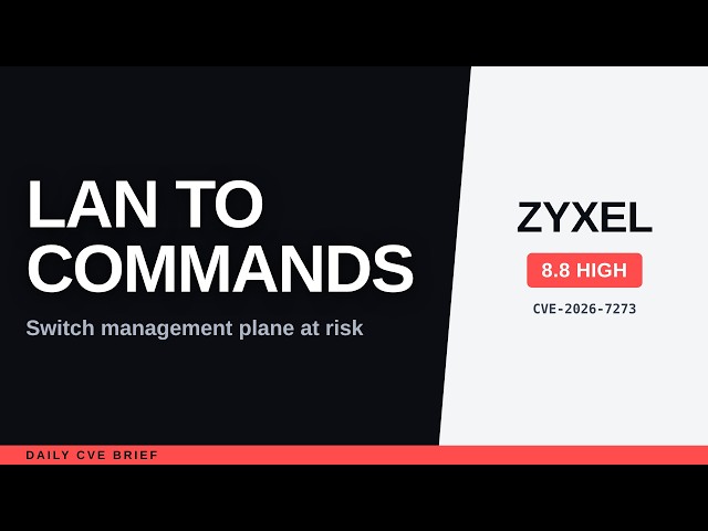 Zyxel GS1900 Switch Flaw Could Let LAN Attackers Run Commands