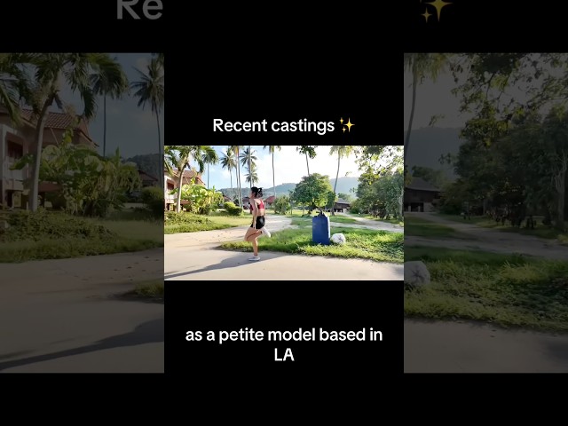 Filmed this casting while on holiday in Thailand. 😊 #commercialmodel #losangelesmodel