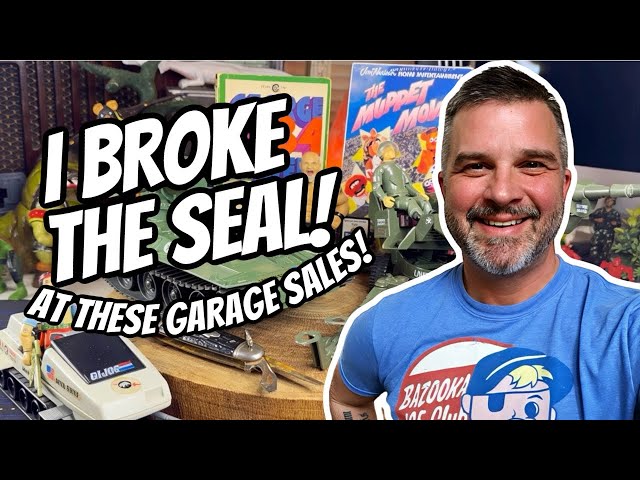 Small Garage Sales Can Lead To Big Scores! CIB RETRO VIDEO GAMES, Vintage GI Joe, Boglins &  More! 