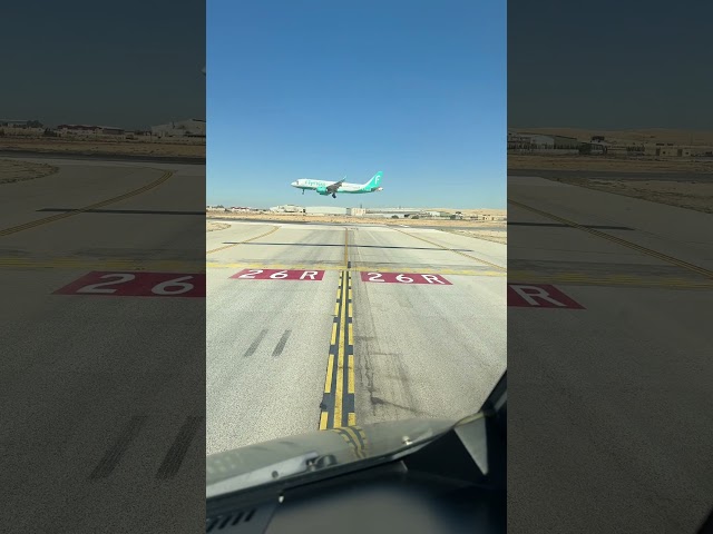 Take off from Amman queen Alia international airport.