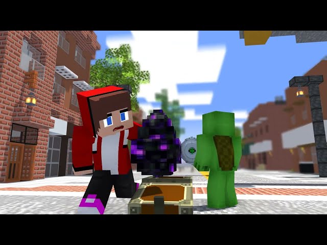 Maizen: JJ and Mikey try to save the Dragon Egg - Minecraft Animation