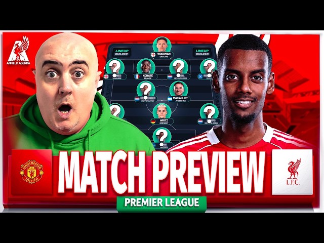 MANCHESTER UNITED VS LIVERPOOL! Starting XI Prediction & Preview