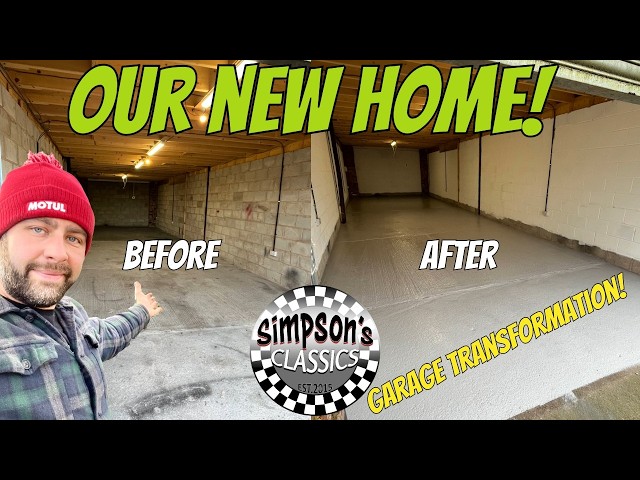 GARAGE TRANSFORMATION! - Our New Workshop!