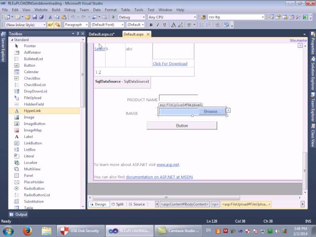 File Uploading Through the Coding Online SQL Data Base Training Guide Video Part 3